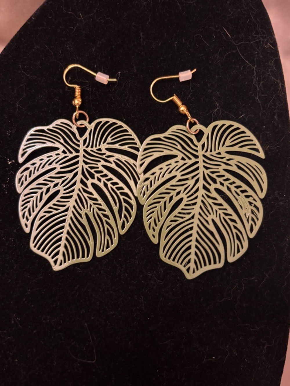 Monstera Leaf Earrings